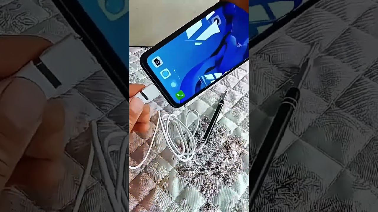 Otoscope 6 Endoscope 5.5mm Ear Pick Tool Visual Ear Scope Camera Type-C Android  #enscope #gadjet