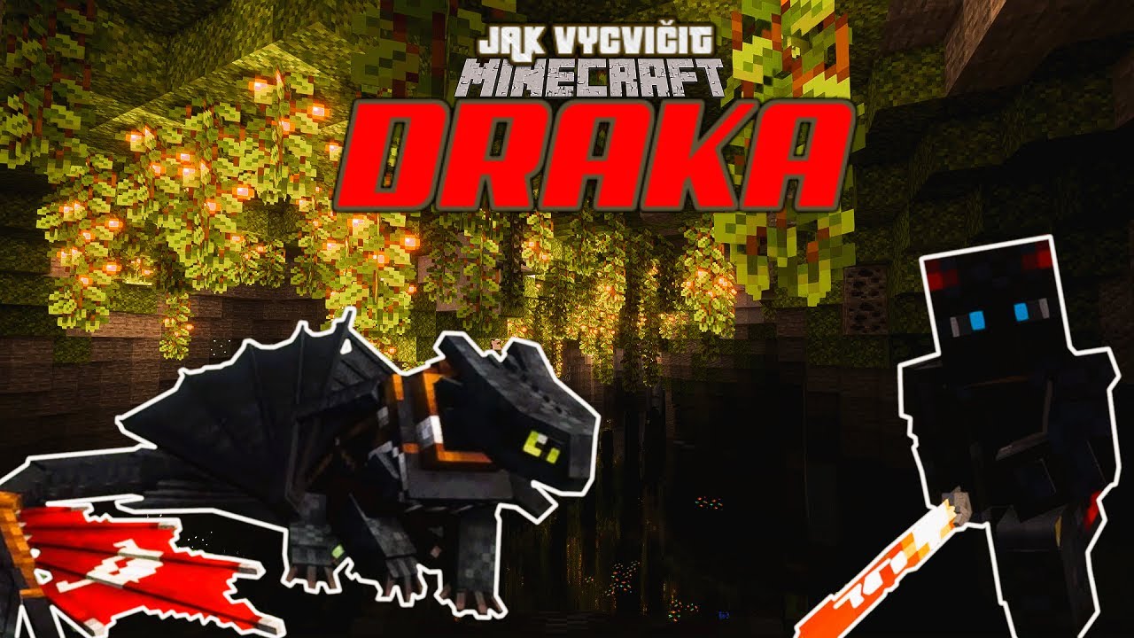 JAK VYCVIČIT DRAKA V MINECRAFTU! 🦎 I 19.- DRAČÍ MLÁDĚ!