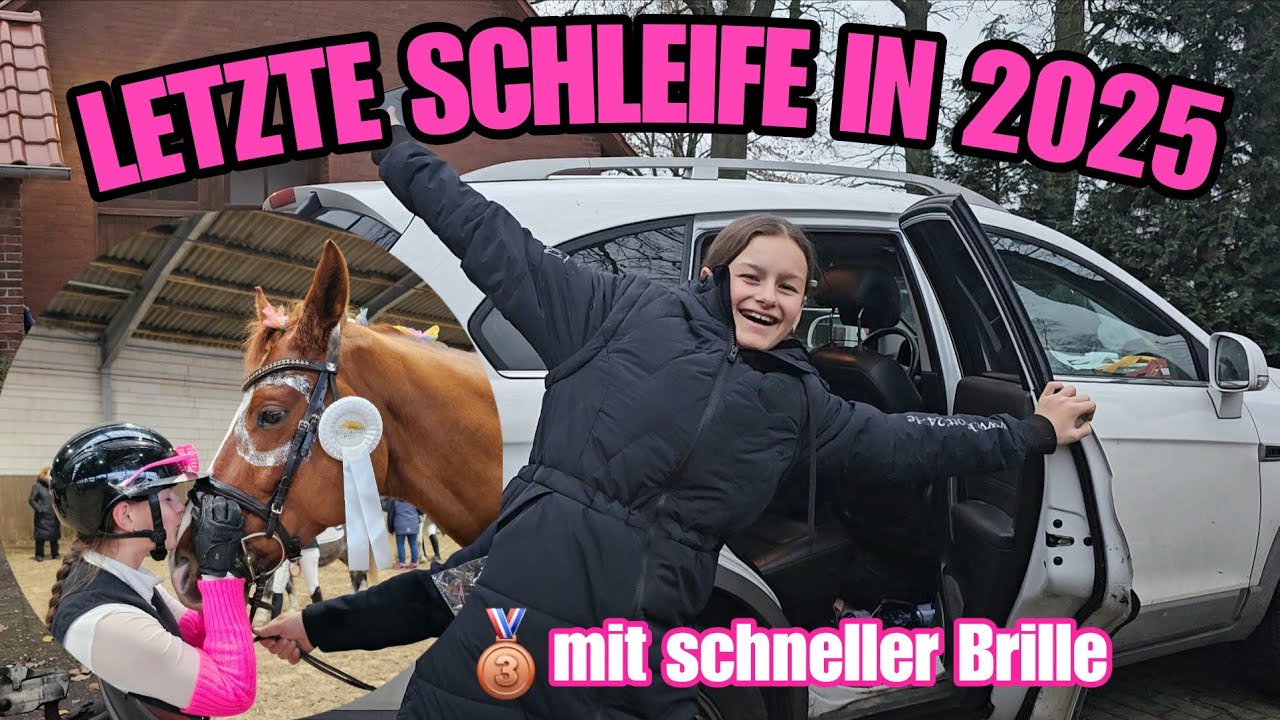Letztes Turnier 2025 – letzte Schleife! 🥹 3. Platz im Kostüm-Springen (80cm)
