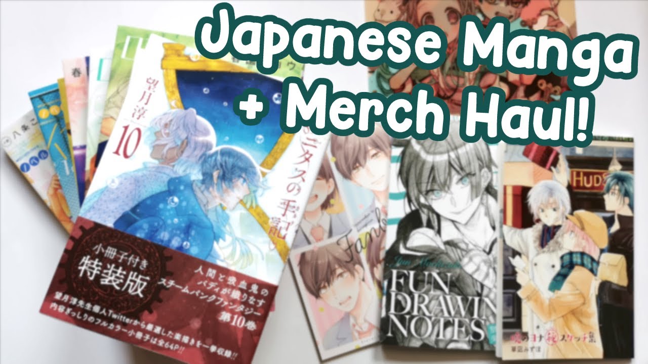 Japanese Manga (+ Merch) Haul!