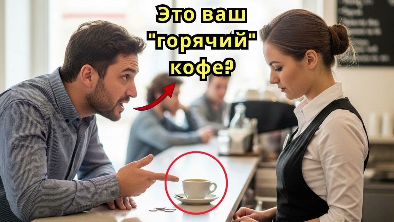 В кафе мужчина оскорблял официантку, не зная, кем она работает на самом деле