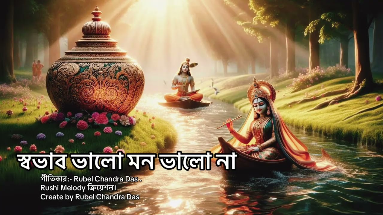 স্বভাব ভালো মন ভালো না। folk song.  create by Rubel Chandra das 