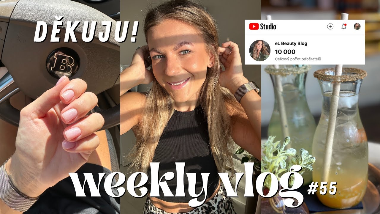 vlog: 10k na YouTube! 🥹❤️🙏🏼 Video rozhovor, zlé znamení? Beauty balíčky & novinky! 🔗 DĚKUJU!