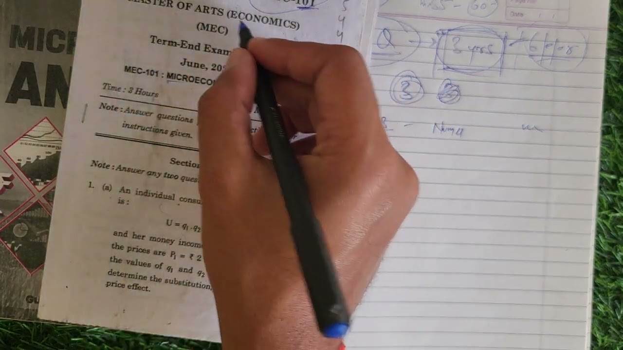 How to get good marks in MEC 101, 001, 201 in IGNOU exams? IGNOU MA Economics - Micro Economics