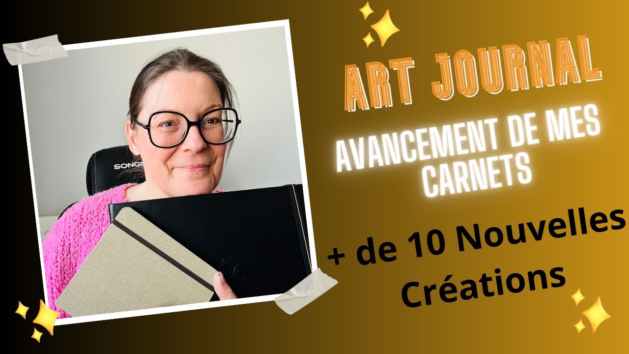 Art Journal: L’avancement de mes Carnets…​⁠10 créations inédites @Maremi SmallArt