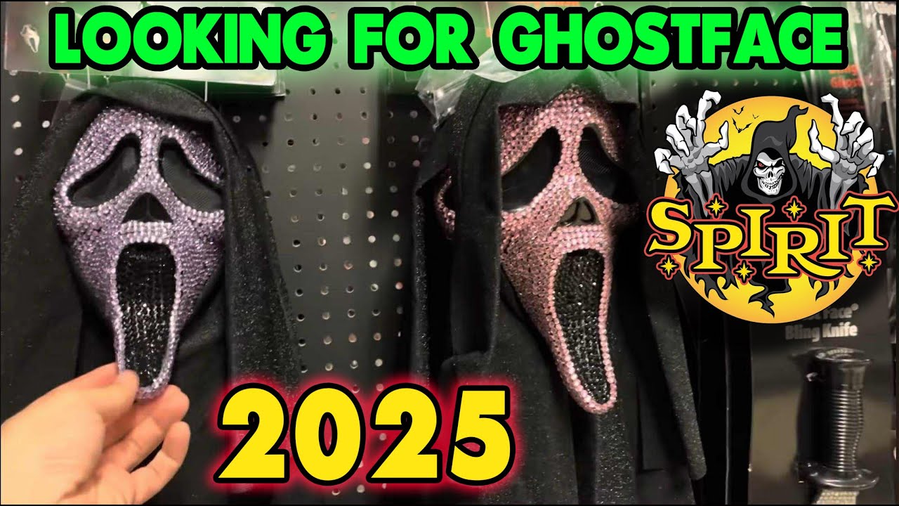 Looking for Ghostface at Spirit Halloween 2025