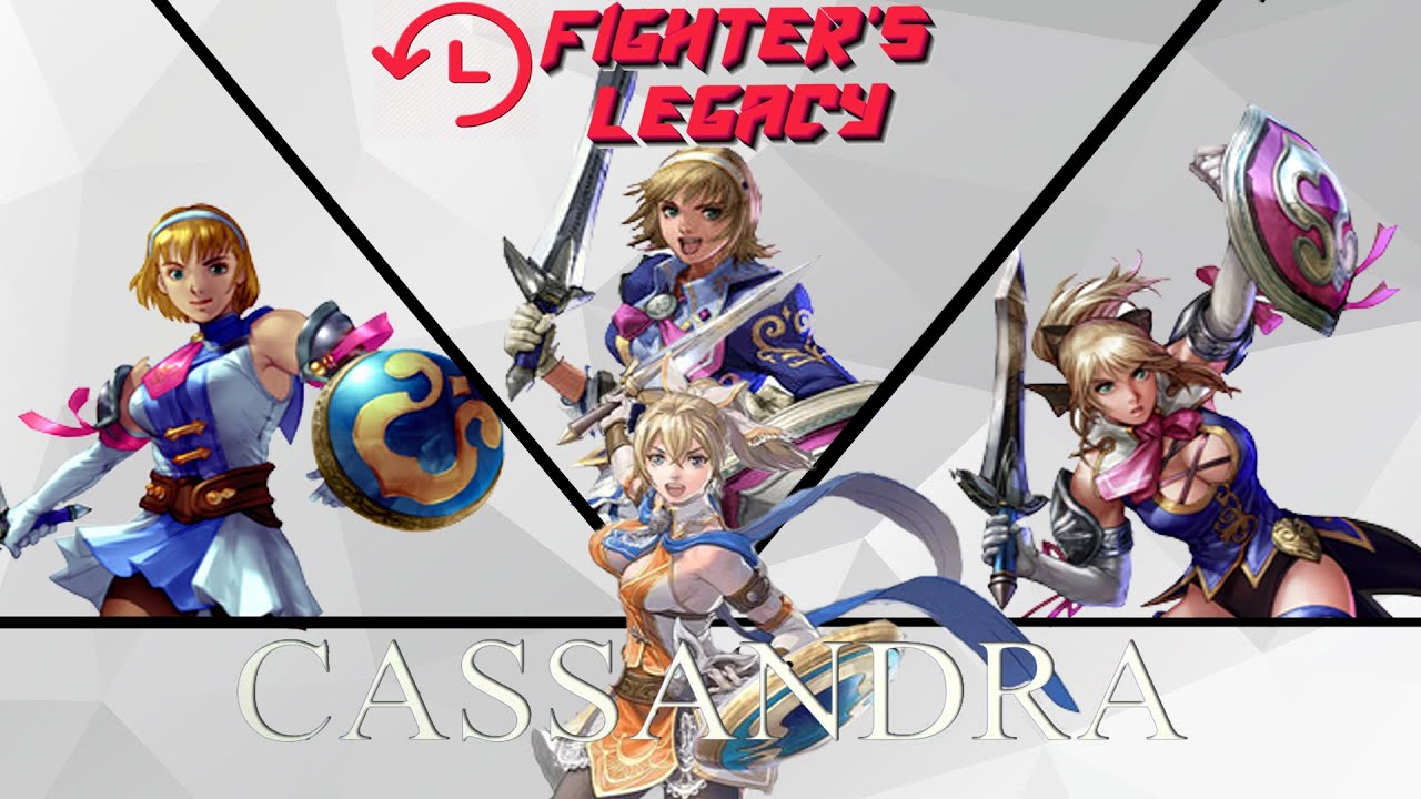 FIGHTER'S LEGACY - все появления Кассандры Александры в файтинг играх