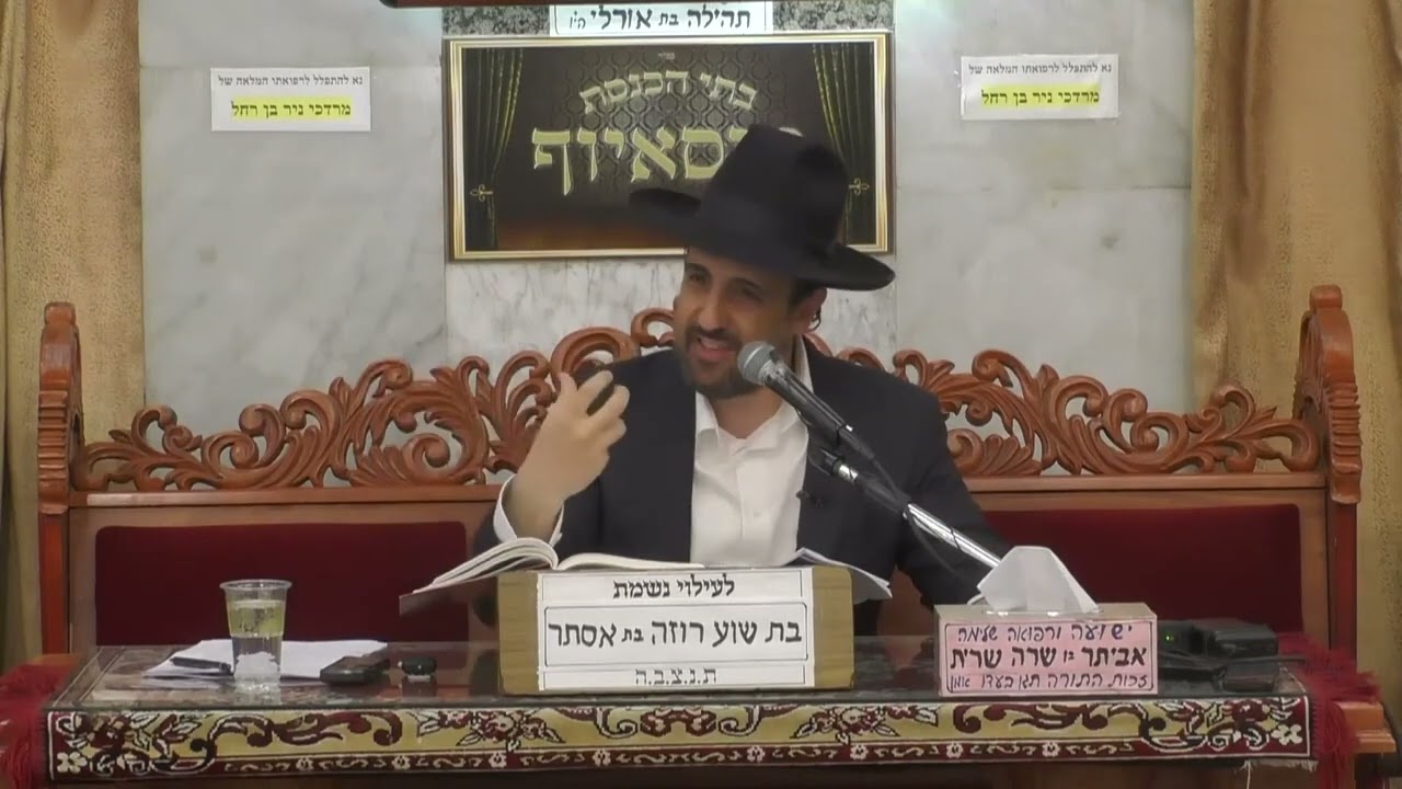 הרב מאיר אליהו  פרשת שלח לך