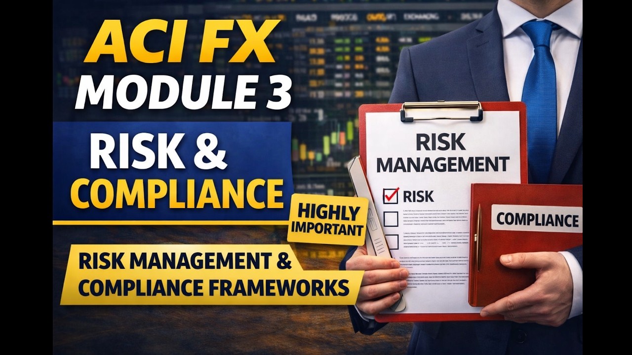 ACI FX Global Code Certificate | Module 3: Risk Management & Compliance Frameworks