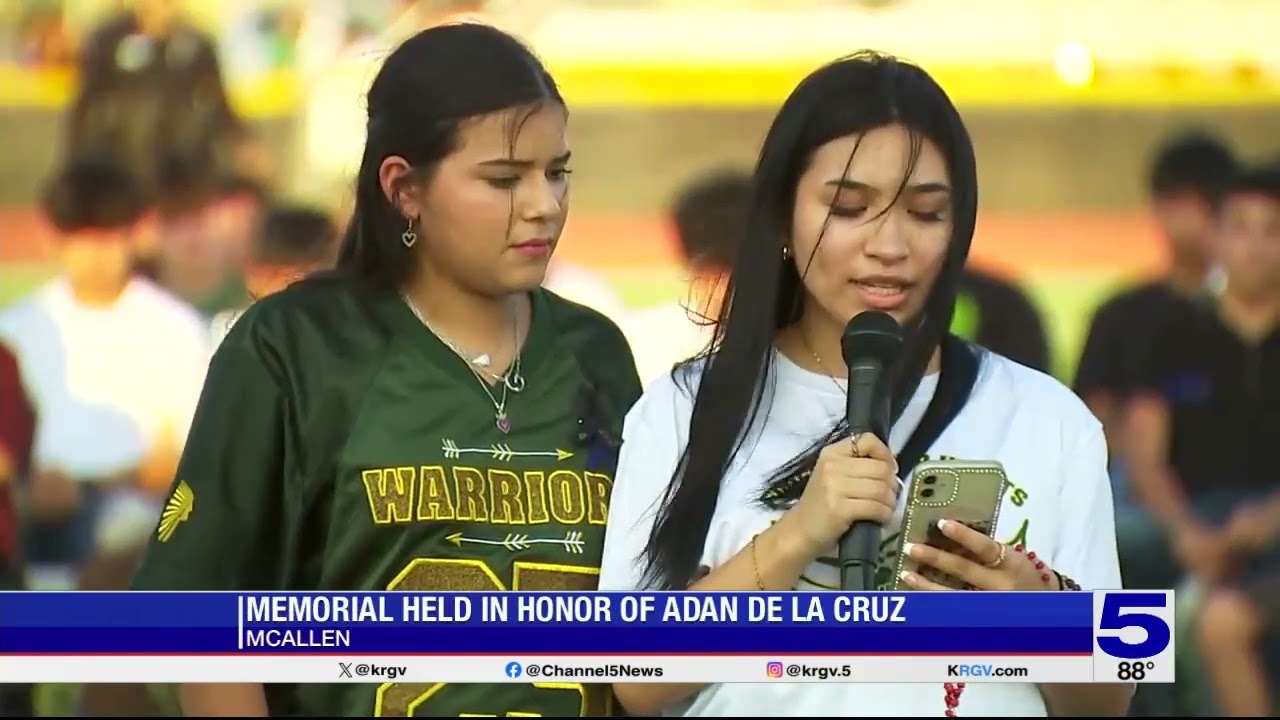 Nikki Rowe High School community holds memorial for Adan De La Cruz