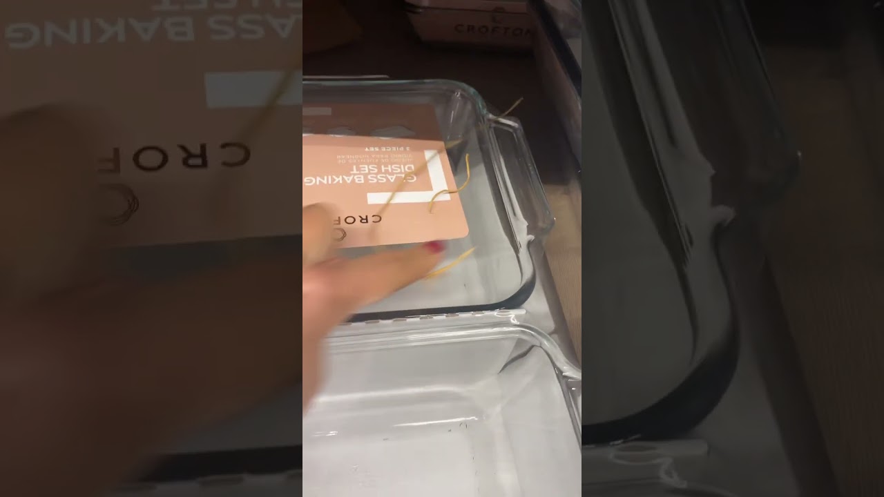 Nice glass bakeware in Aldi.Прекрасный набор посуды для выпечки. #youtubeshorts