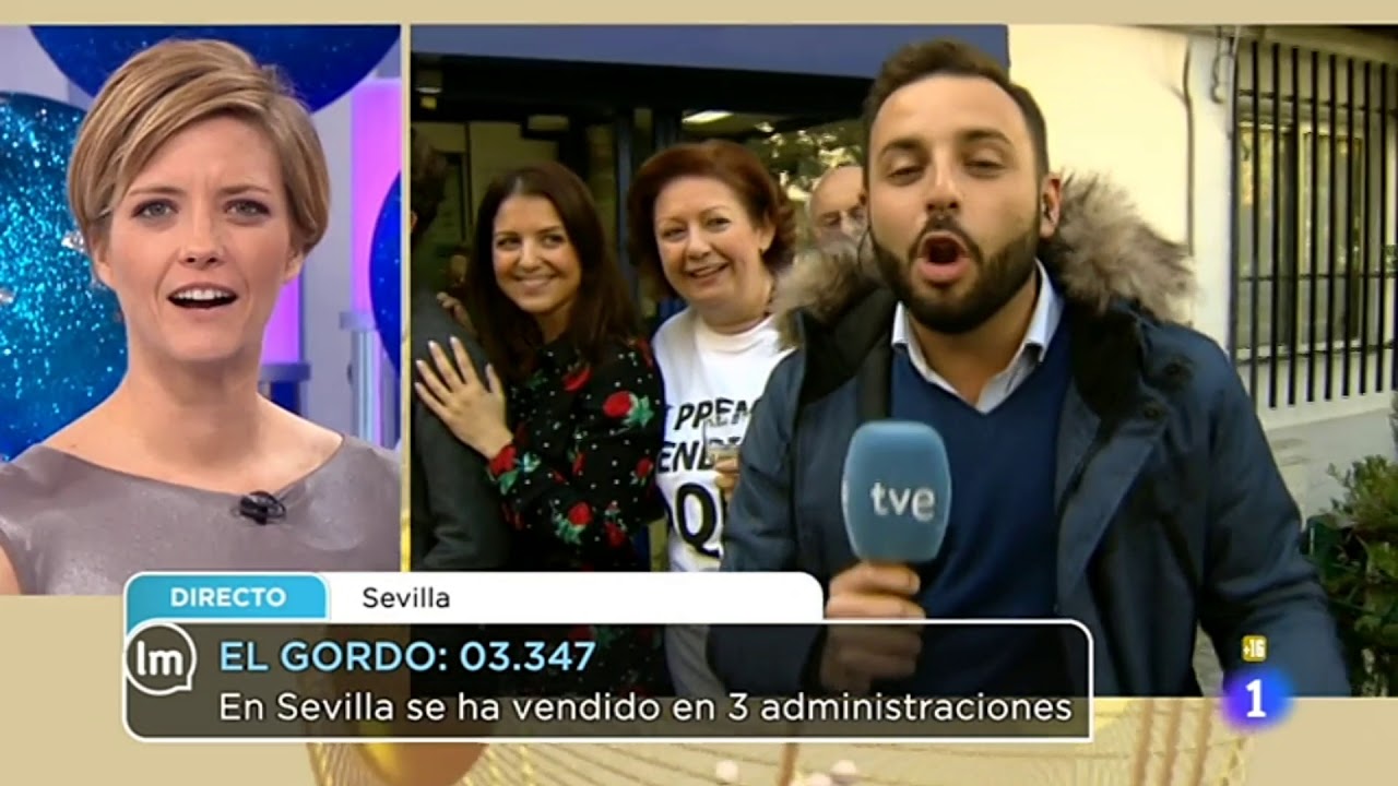 El Gordo de la Lotería de Navidad  también cae en Sevilla con el 03347