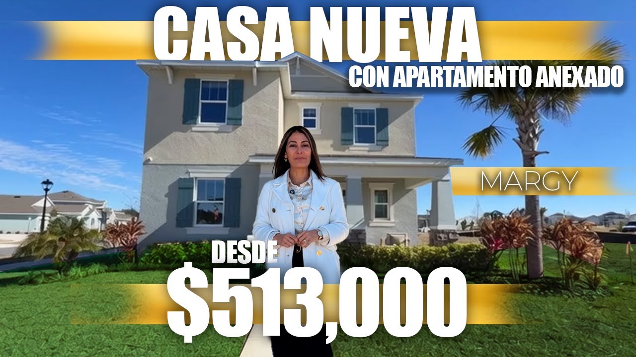 Casa Nueva con anexo en Apopka con un super Precio!