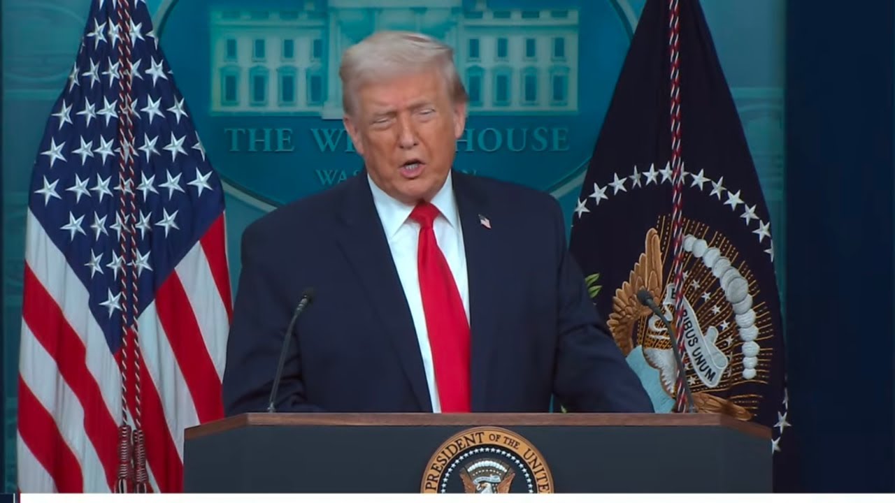 President Trump LIVE Taking Questions on Minnesota, Greenland
