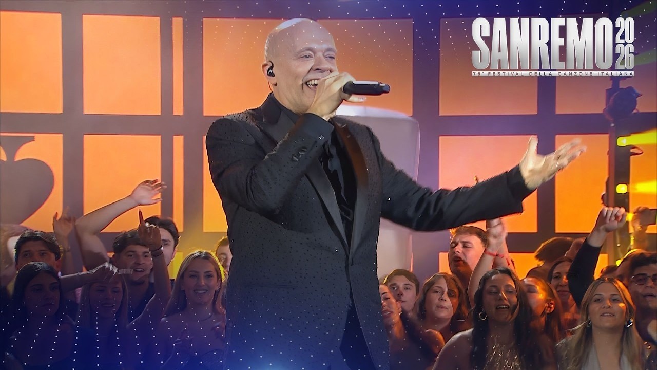 Sanremo 2026 - Max Pezzali, il medley della prima serata