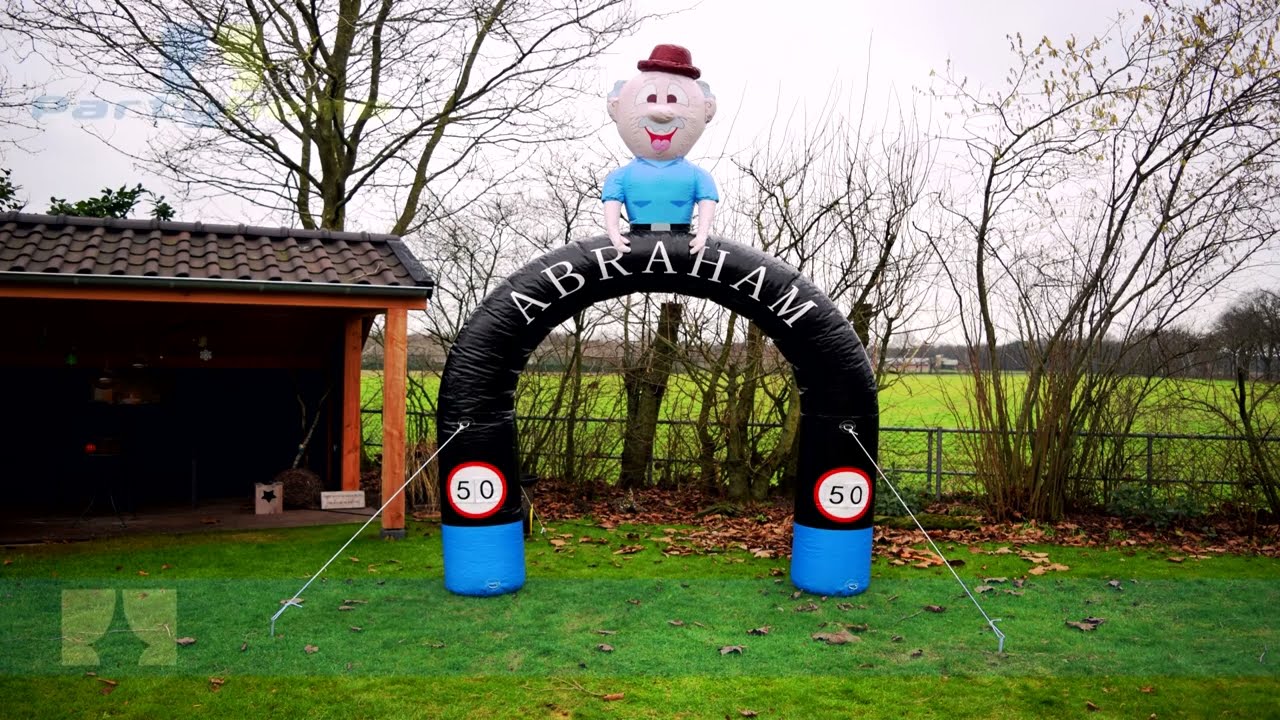 Abraham boog huren? Een leuke opblaasbare verrassing van Partyhome