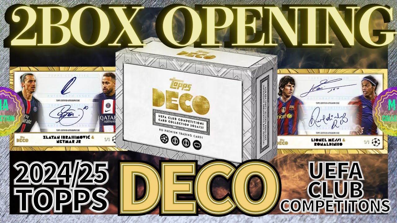 【サッカーカード開封】神よ…降臨せよｯ！【2024/25 TOPPS DECO UCC】