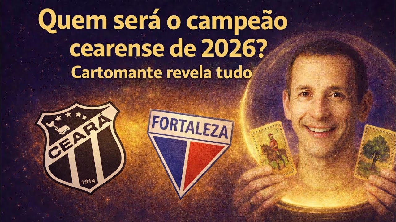 CEARÁ OU FORTALEZA: QUEM SERÁ O CAMPEÃO CEARENSE DE 2026? CARTOMANTE REVELA TUDO!