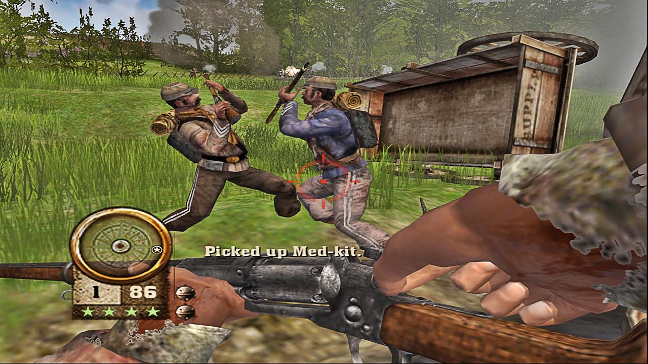 The History Channel Civil War: A Nation Divided - Confederate PS2 Walkthrough # 1