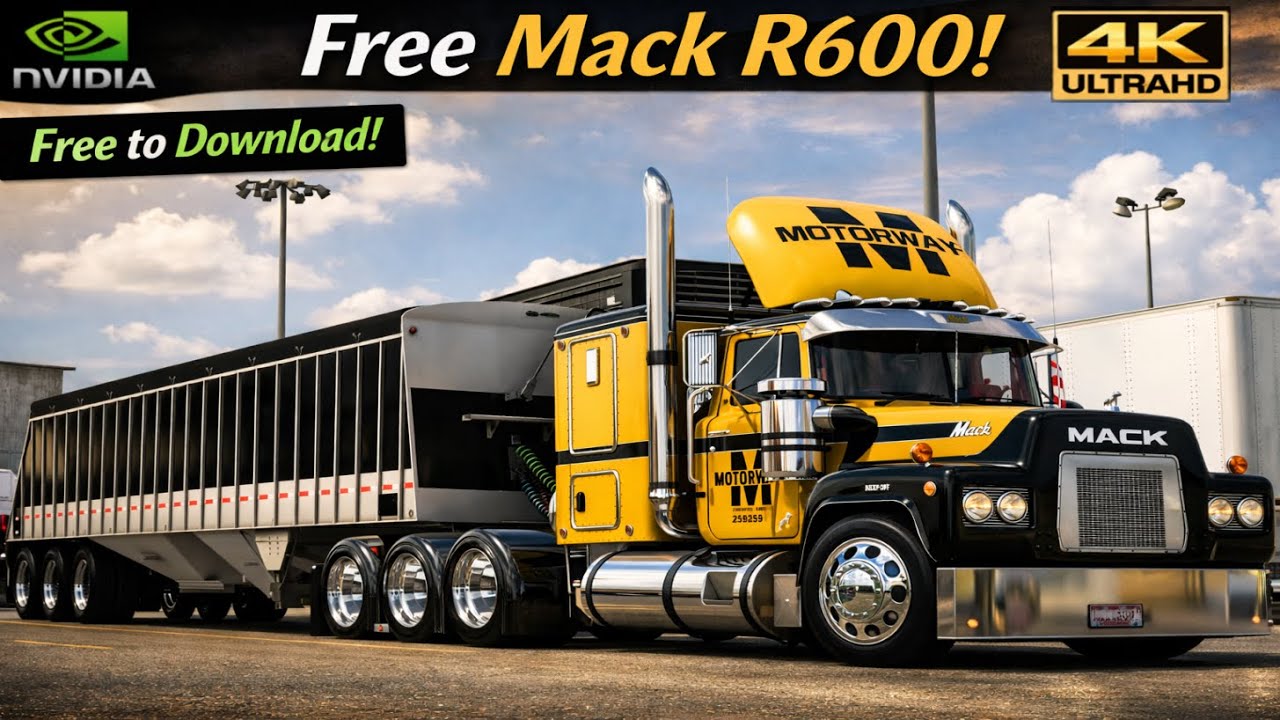 *Free Mack R600* Soybean Haul Seattle to Bellingham *PNG/TAA Graphics Combo* ATS 4K 1.57