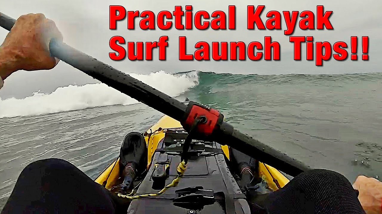 How to Launch your Fishing Kayak in the Surf — Step by Step on Water Tutorial!