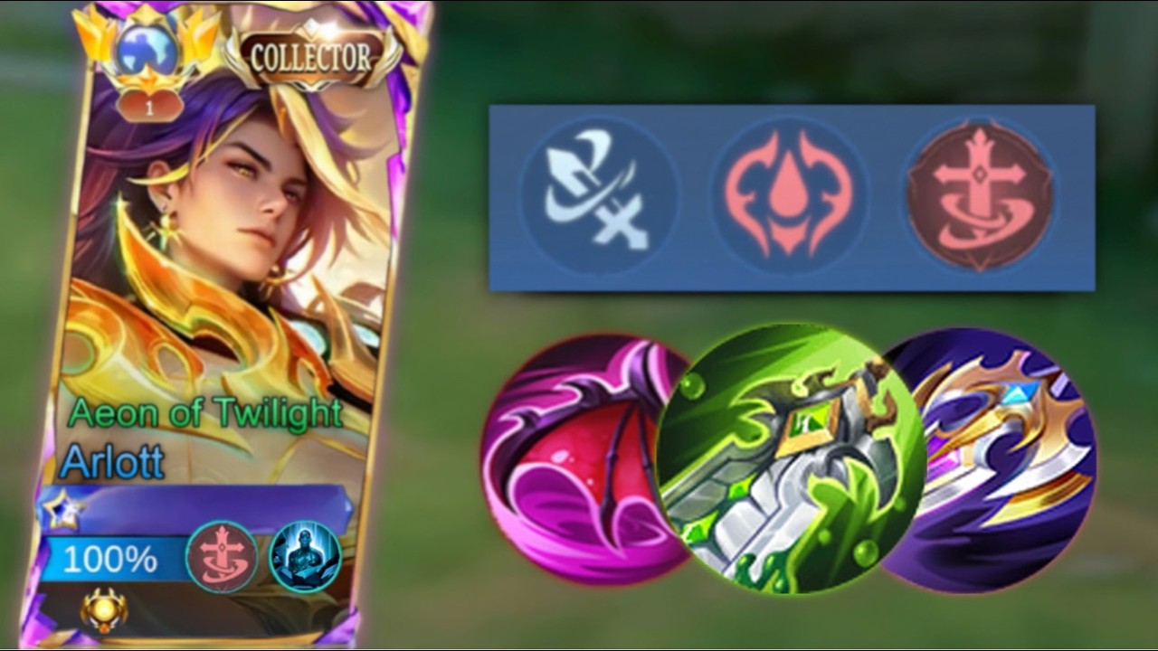 ARLOTT EMBLEM FIGHTER IS BETTER THAN ASSASSIN? | NEW BUILD & EMBLEM ARLOTT - MLBB