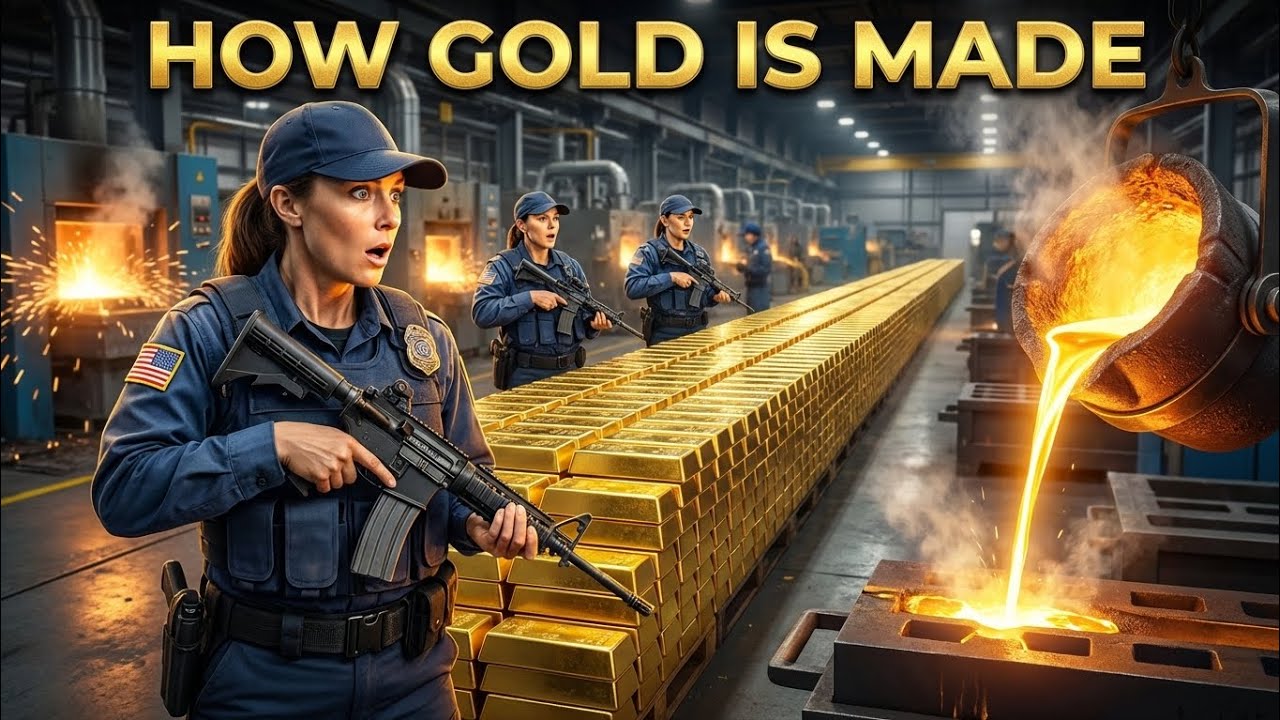 🏭 How Gold Is Made Inside the Factory | Step-by-Step Gold Manufacturing Process