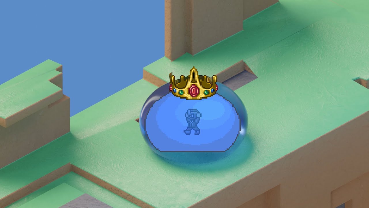 3D Modelling King Slime (Terraria Boss)