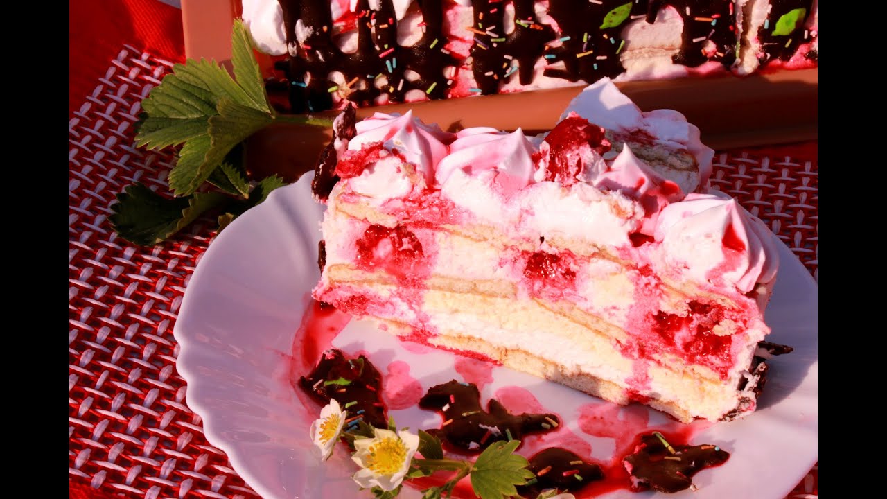 Torta Sa Malinama/VIDEO/ Raspberry Cake Recipe