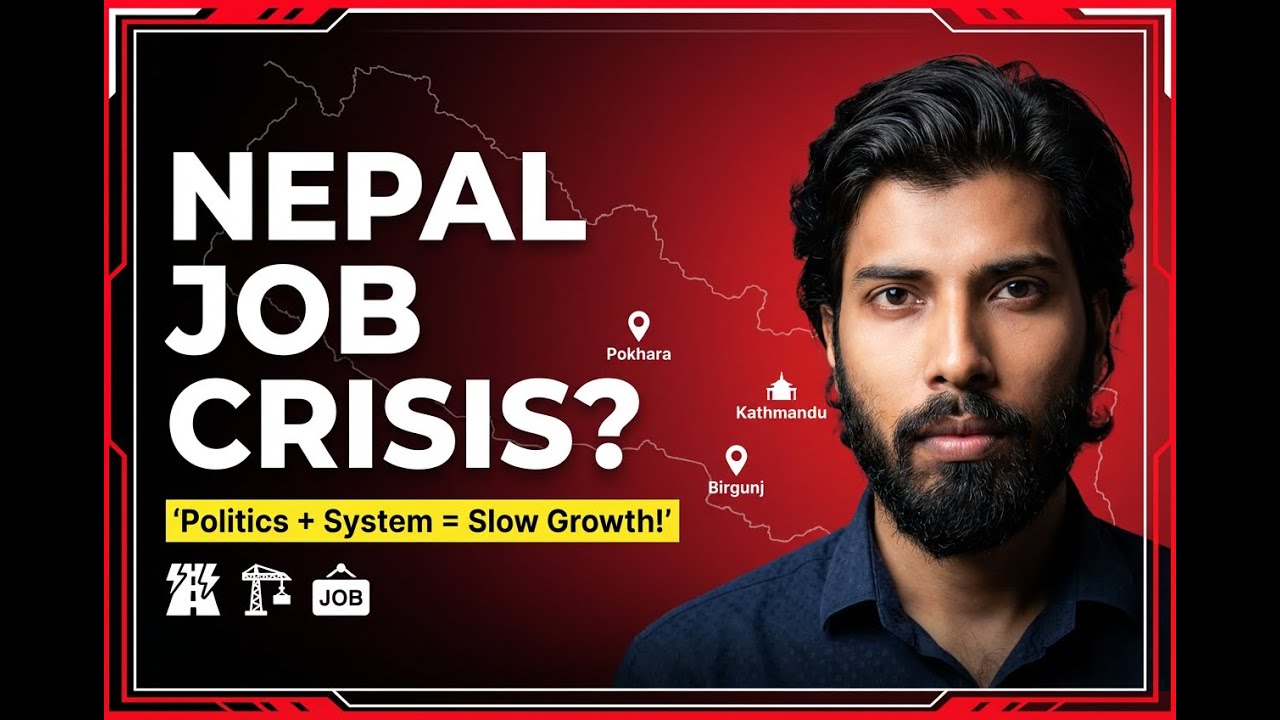 Nepal Job Crisis? Jobs slow, infrastructure slower.. aur rules change faster than TikTok Trends