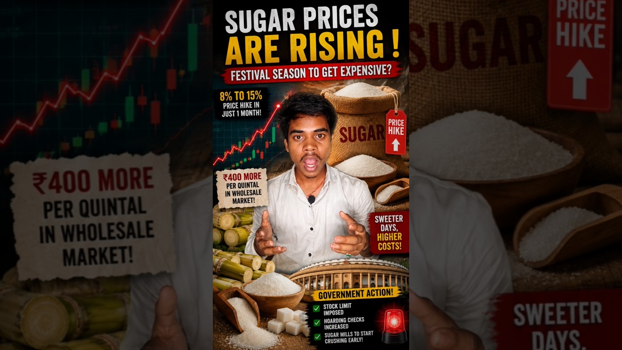 Sugar Prices Are Rising! 😱 Festival Sweets Just Got EXPENSIVE! 🍬📈