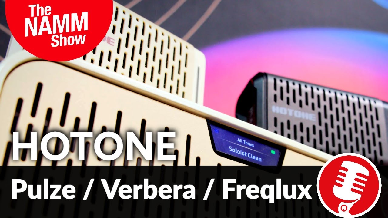Hotone – Pulze Mini (черный), Pulze Jr и FreqLux | НАММ 2026