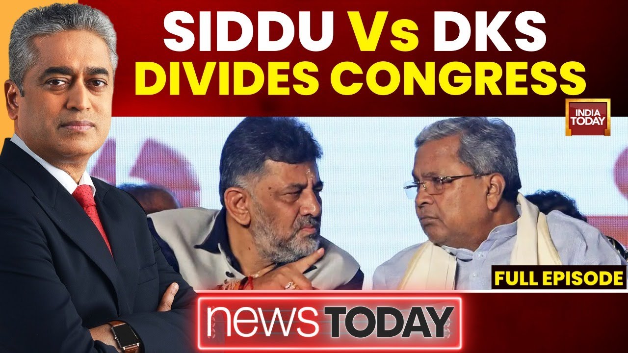 NewsToday With Rajdeep | Karnataka Power Tussle: Siddaramaiah vs DK Shivakumar as 2.5-Year Deal