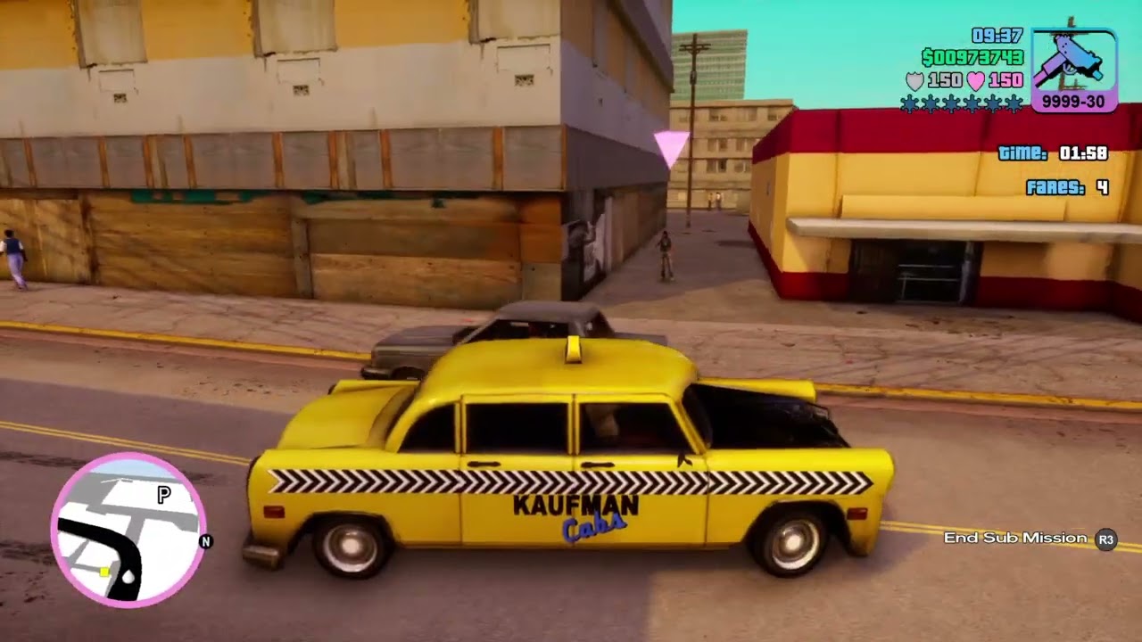 Grand Theft Auto: Vice City – The Definitive Edition Taxi Missions #303