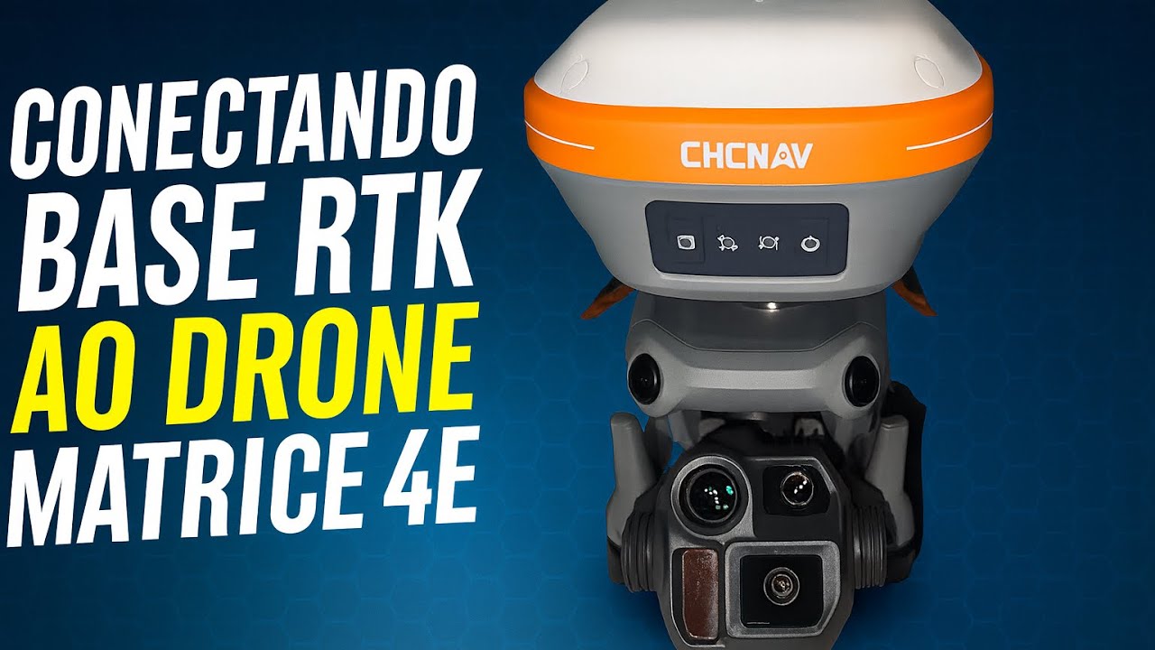 Conectanto o drone Matrice 4E a base RTK