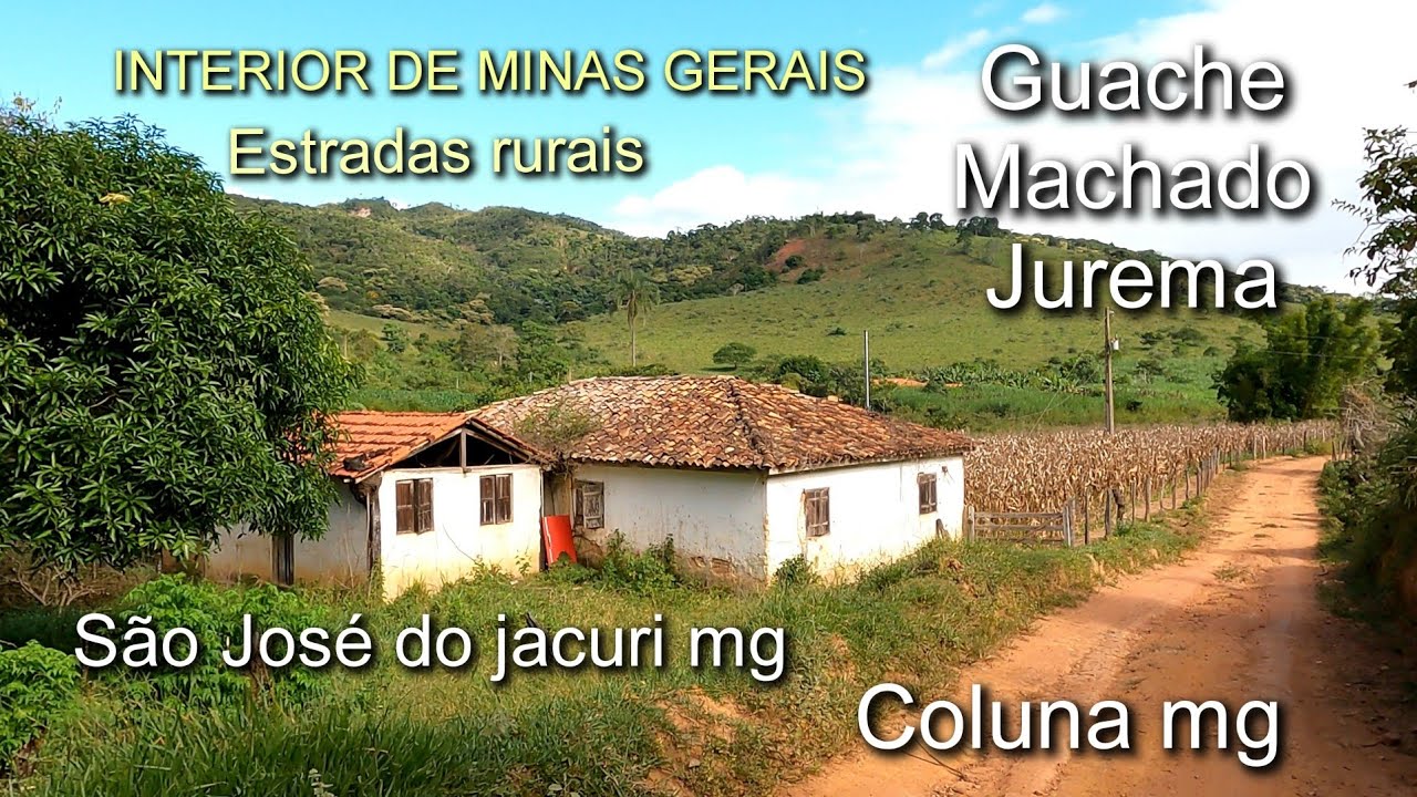 VIAJANDO DE MOTO | ESTRADAS RURAIS : GUACHE, MACHADO, JUREMA | SÃO JOSÉ DO JACURI MG E COLUNA MG