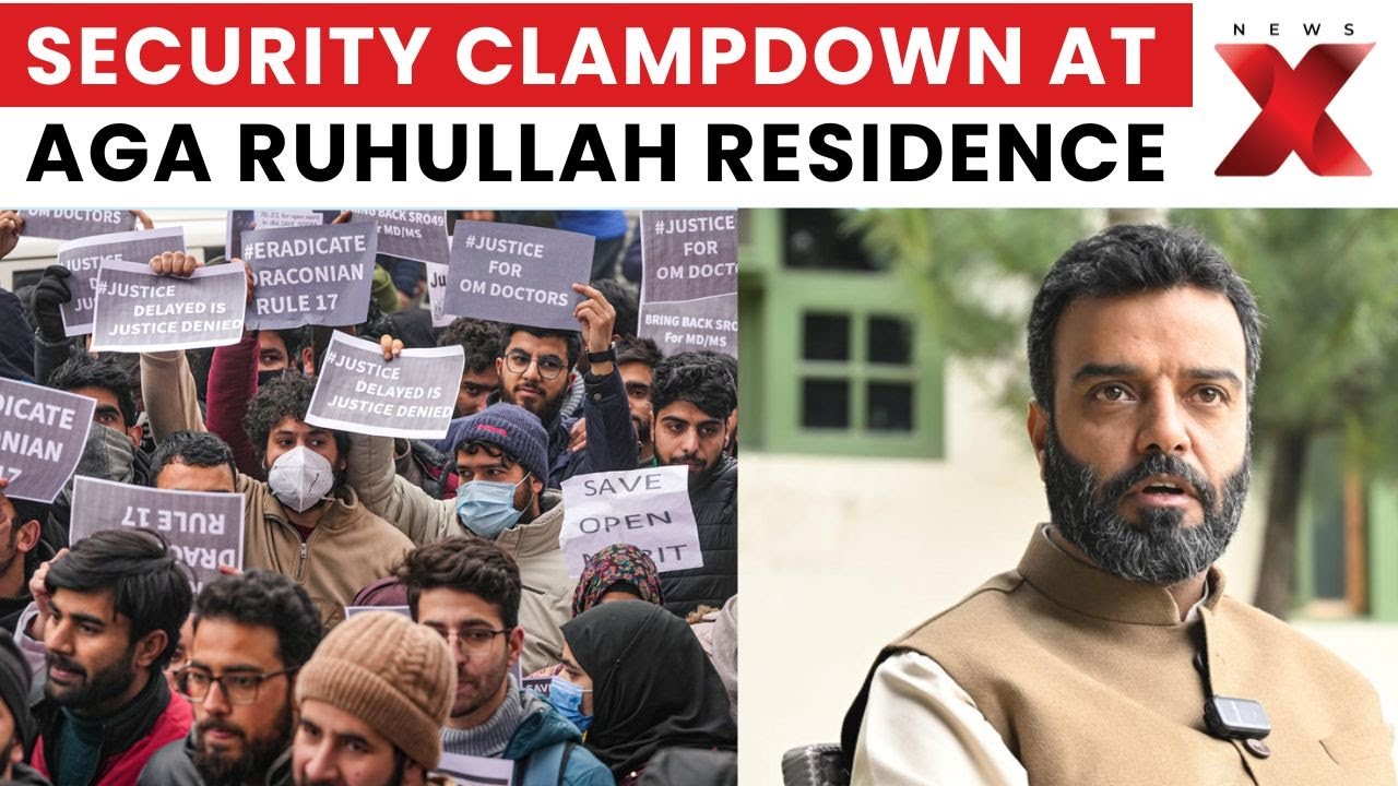 Reservation Protest: Security Tightened at MP Aga Ruhullah Mehdi&rsquo;s Residence | NewsX