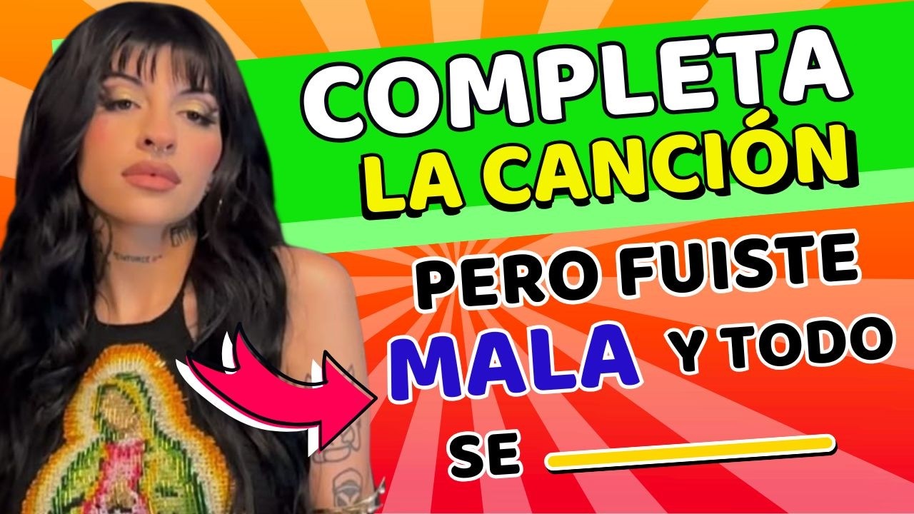 ¿Puedes Completar la CANCIÓN en TENDENCIA? 🤯🔥 | Reto Música Trends | Jugar Quiz Trivia