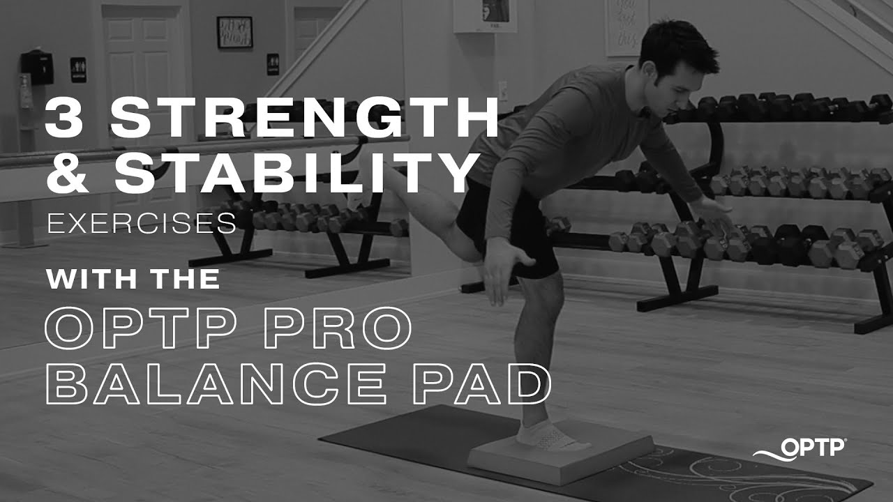 3 Strength and Stability Exercises for Runners with the OPTP Pro Balance Pad