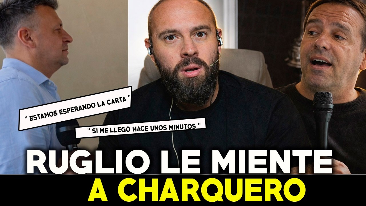 PEÑAROL : RUGLIO LE MIENTE Y CHARQUERO  SE DÁ CUENTA