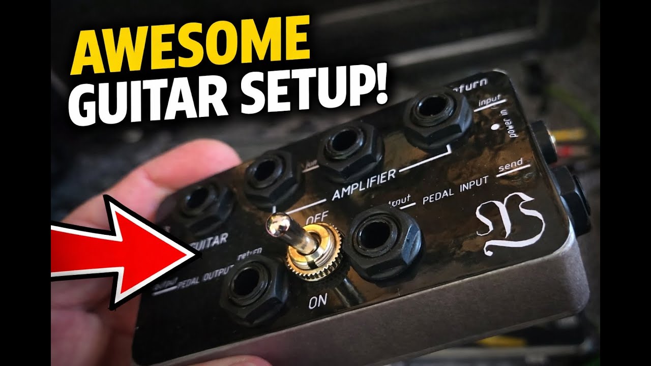 Veloso Guitar Pedal Board Junction Box