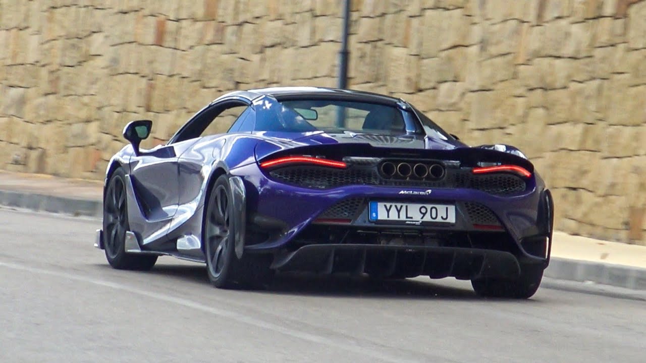 Supercars in Puerto Banus February 2022 [ 7 ] (765LT Spider, Huracan STO, Novitec 812SF, 50th,..