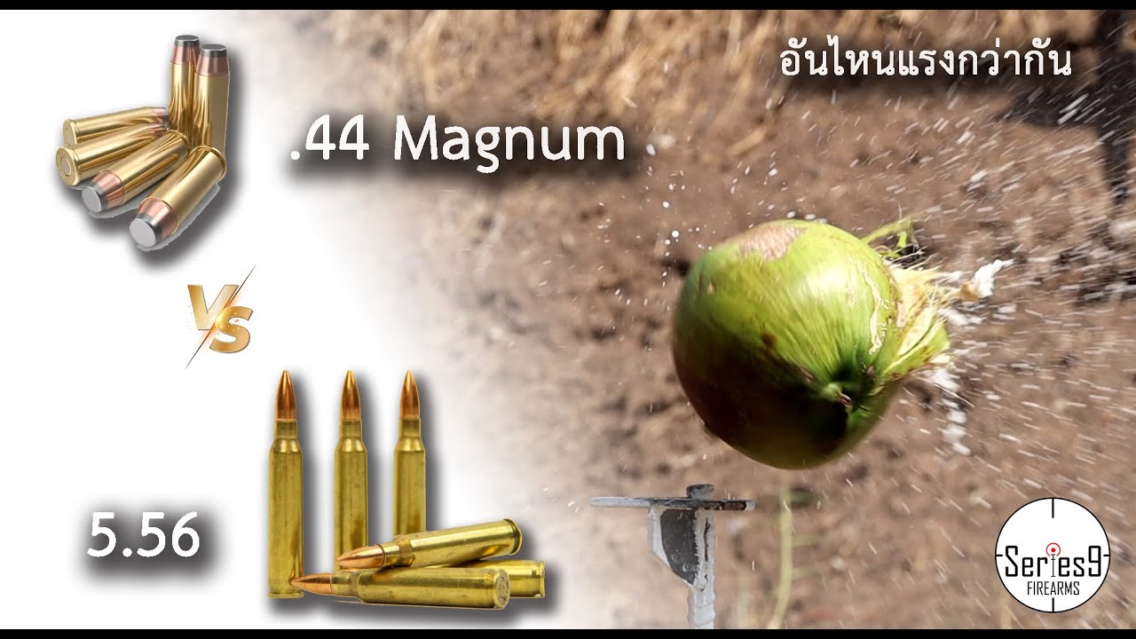 .44 Magnum Vs 5.56 อันไหนจะแรงกว่ากัน