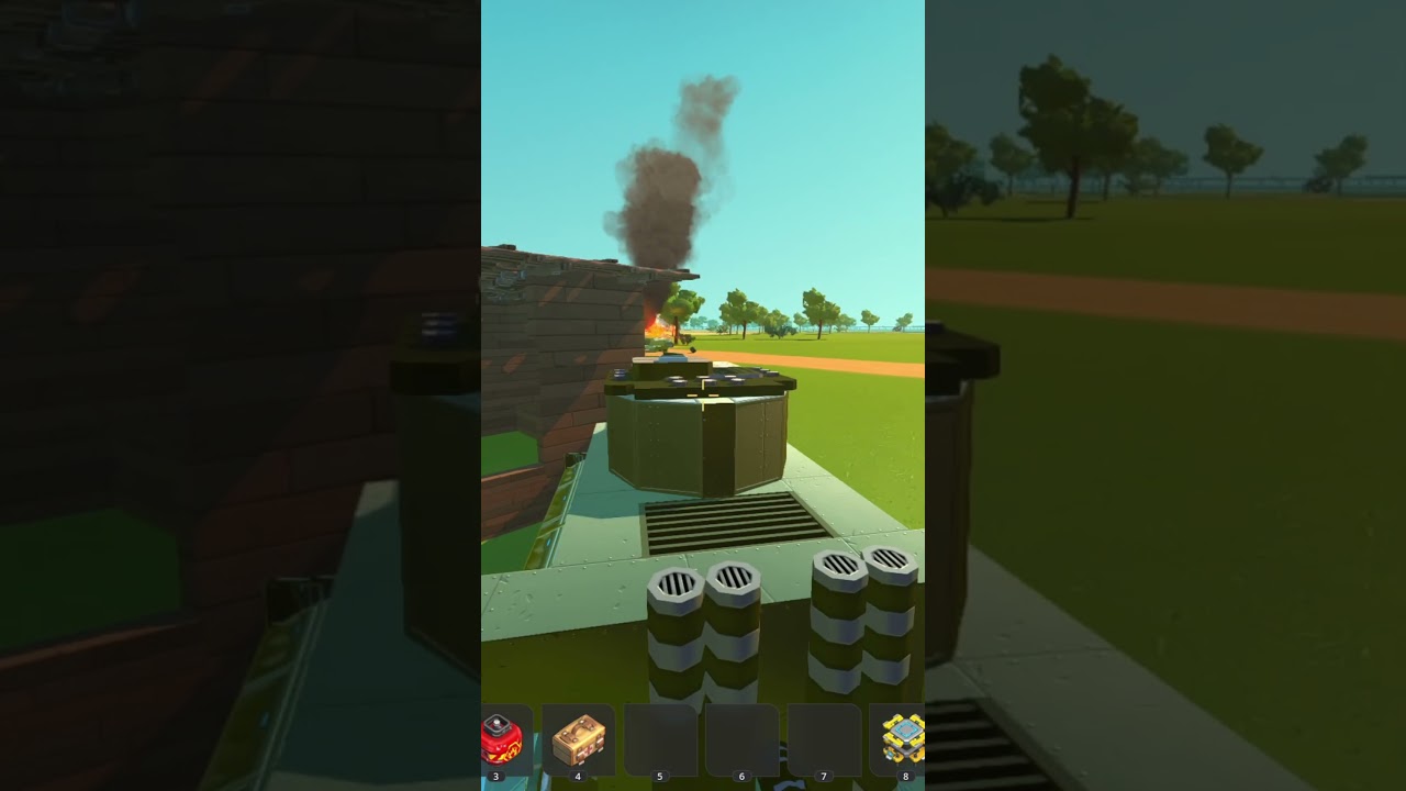 Танки в scrap mechanic скрап механик