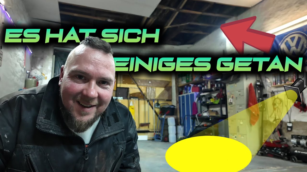 Hallenupdate Januar 🏣 Es wird kalt ❄️ #schrauber #automobile #garage