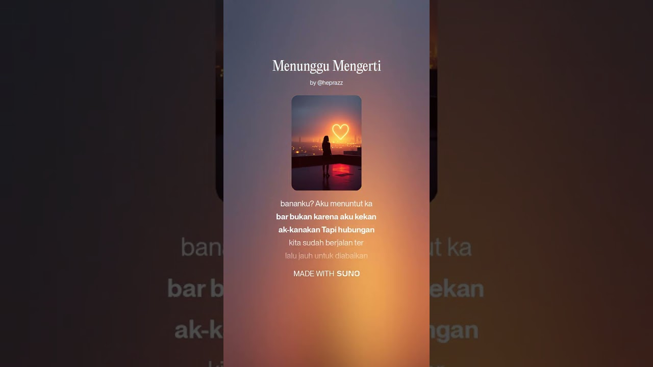 Menunggu Mengerti Female Version