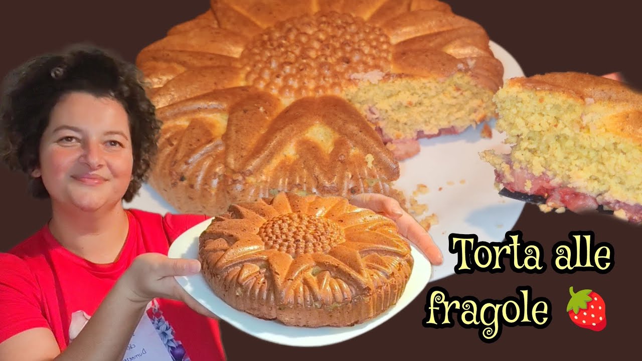 TORTA alle FRAGOLE 🍓 e YOGURT GRECO ricetta LIGHT Prăjitură cu căpșuni și iaurt grecesc 