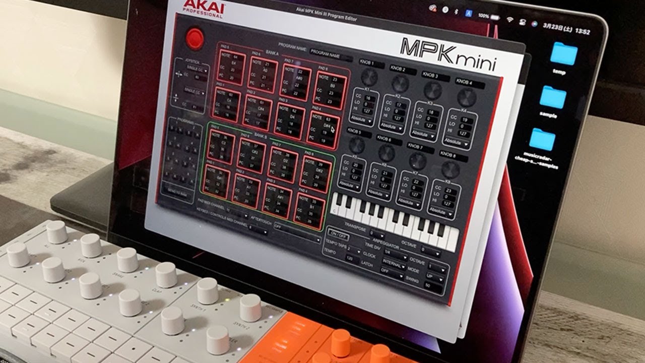 Beginner's Guide: Setting Up MPK Mini MK3 in Program Editor for SEQTRAK Control