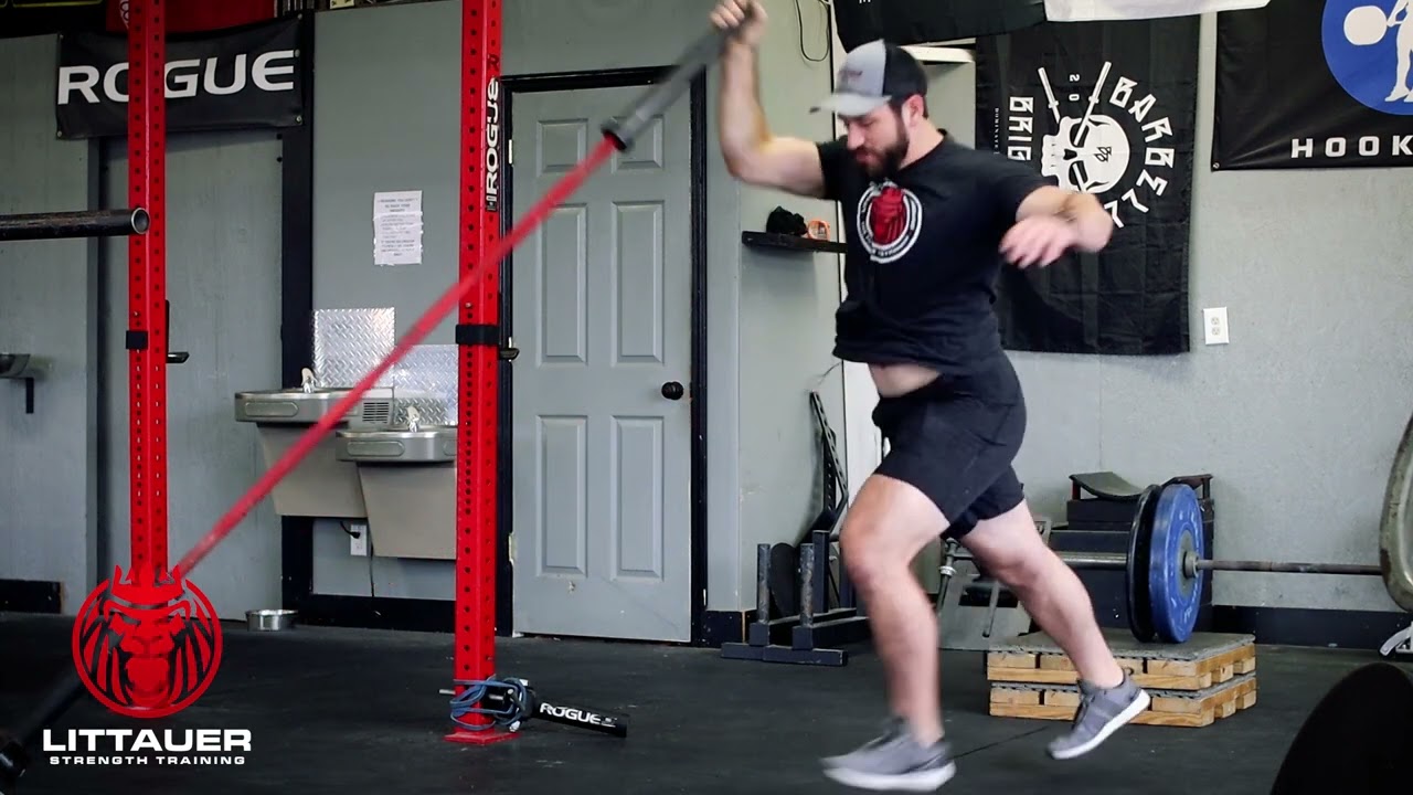 Landmine Split Jerk