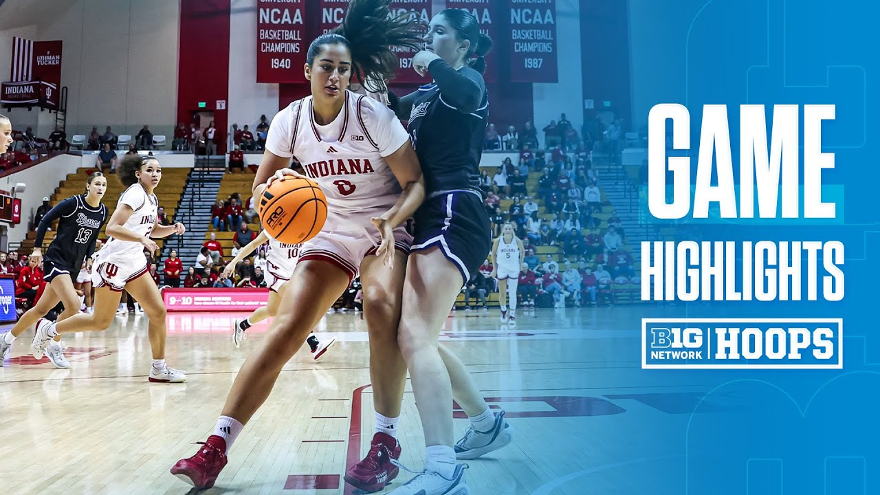 Lipscomb at Indiana | HIGHLIGHTS | Big Ten Women's Basketball |11/04/2025
